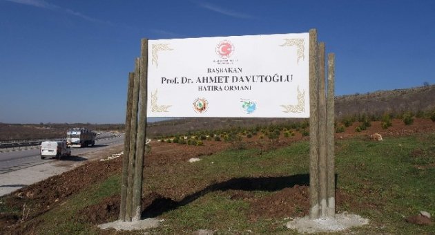 Prof. Dr. Ahmet Davutoğlu Hatıra Ormanı Tamamlandı