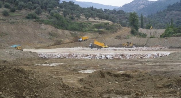 Rahmanlar Barajında Gövde Dolgusu Başladı