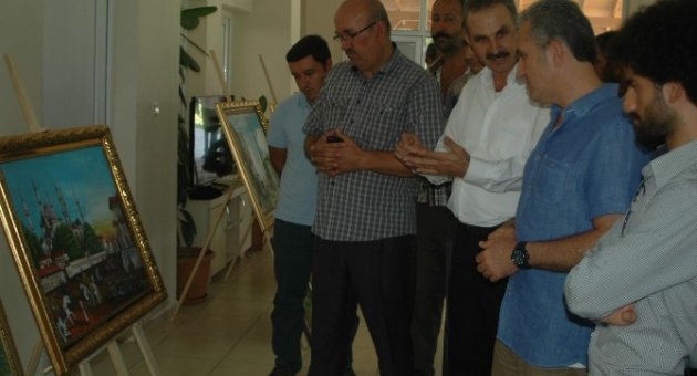 Ressam Yusuf Çolak Kişisel Sergisini Açtı