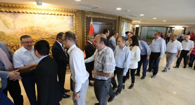 Şahin Personel İle Bayramlaştı