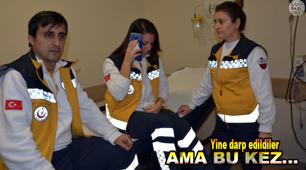 Samsun'da kadınlar bayan 112 sağlık görevlilerini darp etti