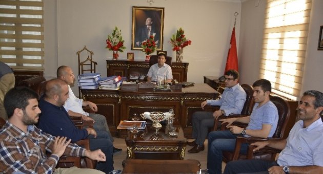 Şanlıurfa Eczacılar Odasından Kaymakam Dr Huzeyfe Citer’e Ziyaret