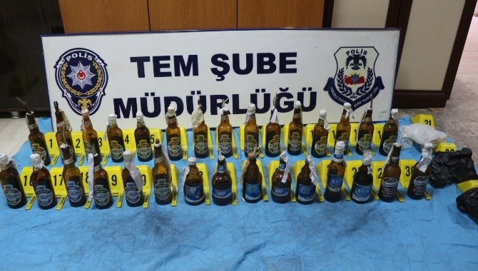 Siirt’te 30 Molotof Kokteyli Ele Geçirildi