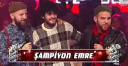 O Ses Türkiye finalde Emre Sertkaya şampiyon oldu