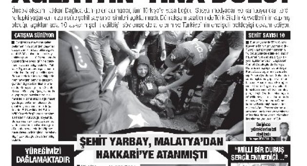 Teröre Siyah Beyaz Tepki