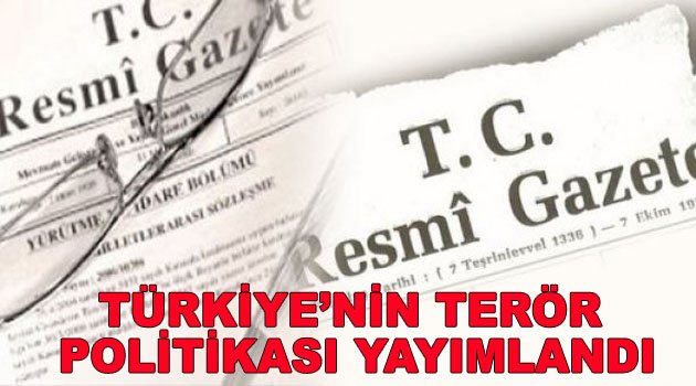 Tezkere resmi gazetede yayımlandı