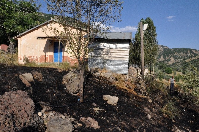 Tunceli’de Askeri Kışlada Yangın