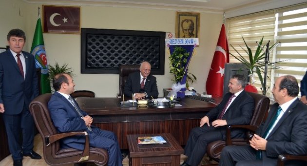 TZOB Başkanı Bayraktar Alaca Ziraat Odasını Ziyaret Etti