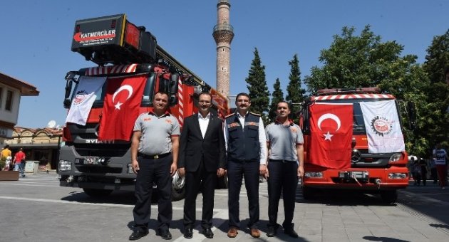 Uşak İtfaiyesine İki Yeni Takviye