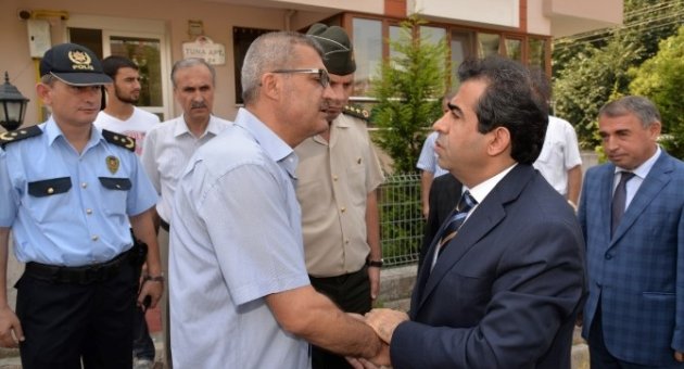 Vali Güzeloğlu’ndan Şehit Mehmet Koçak’ın Abisi’ne Ziyaret