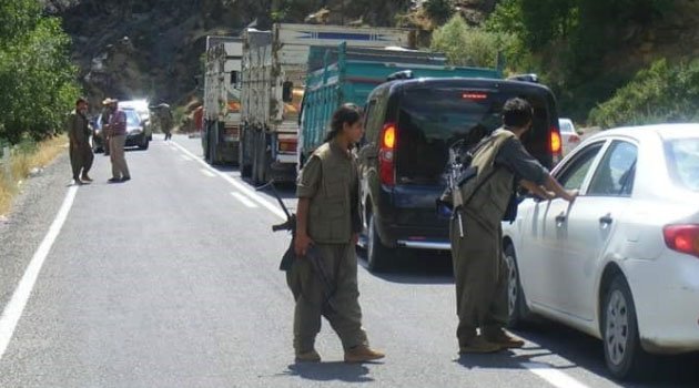 Yol kesen PKK astsubayı kaçırdı