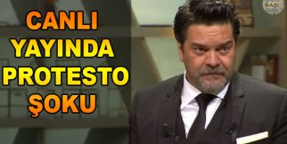 Beyaz Show'da canlı yayında protesto ve slogan